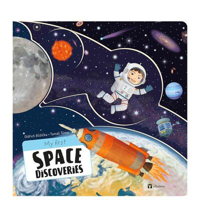 【现货】我的太空探索初体验My First Space Discoveries英文儿童绘本知识百科Oldrich Ruzicka纸板书3-6岁Albatros Media进口原版