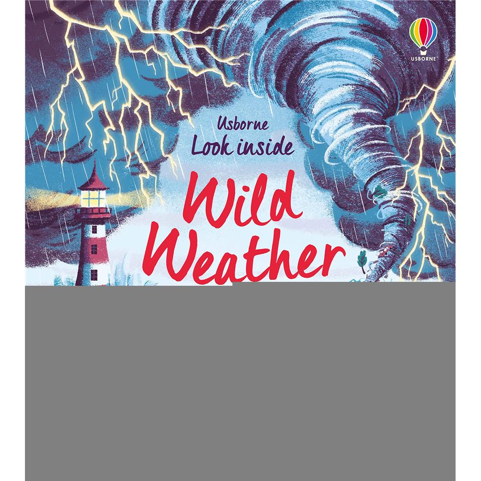 【现货】【翻翻书】暴风天气【Look Inside】Wild Weather英文儿童趣味3-6岁Emily Bone ?Bao Luu?进口原版书Usborne children’s