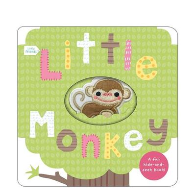 【现货】【小朋友】小猴子含玩具【Little friend】Little Monkey英文儿童绘本IP系列Roger Priddy精装Priddy Books6-9岁进口原版