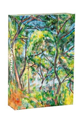 【预售】塞尚风景画问候卡Cezanne Landscapes Flip Notecards英文文创卡牌teNeues盒装teNeues进口原版书9781623258283