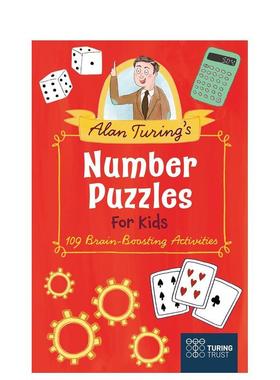 【现货】艾伦图灵的儿童数字谜题109 项健脑活动Alan Turing's Number Puzzles for Kids英文儿童趣味Eric Saunders简装Arcturus