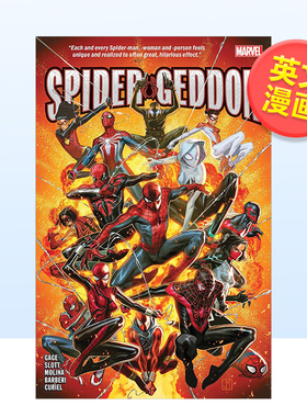 【现货】【Marvel】蜘蛛侠英文漫画进口原版书Spider-Geddon Gage