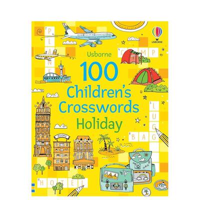 【现货】【PCW】100个儿童填字游戏假日时光英文儿童趣味6-9岁100 Children's Crosswords: Holiday进口原版书平装Phillip Clark