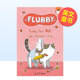 大懒猫费洛比 Not Does Valentine 书简装 Day3 Like 费洛比不喜欢情人节英文儿童桥梁书进口原版 Flubby 预售