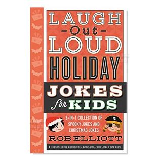 Loud 现货 书Laugh Holiday Kids 笑话 for 笑爆肚子 Elliott著Harpercoll 节日笑话英文儿童章节书进口原版 Jokes Out