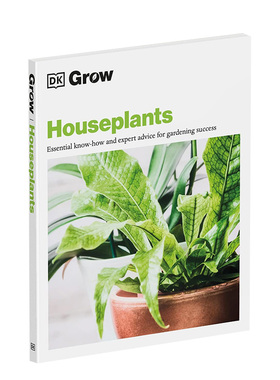 【预售】【DK种植系列】家居植物英文生活综合进口原版外版书平装【DK Grow】Houseplants DK DK