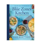 蓝色地带厨房 Live 100 Kitchen Blue 100英文餐饮Dan BuettnerNation Recipes 100种食谱助你活到100岁The Zones 现货