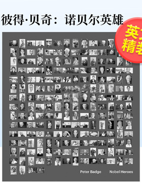 【现货】彼得·贝奇：诺贝尔英雄英文*影集肖像进口原版书精装14岁以上Peter Badge: Nobel Heroes Peter Badge著Steidl出版