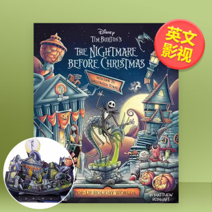 Christmas 14岁以上The 现货 Holiday 书精装 外版 Nightmare Pop Before 圣诞夜惊魂欢乐节日世界立体书英文影视进口原版