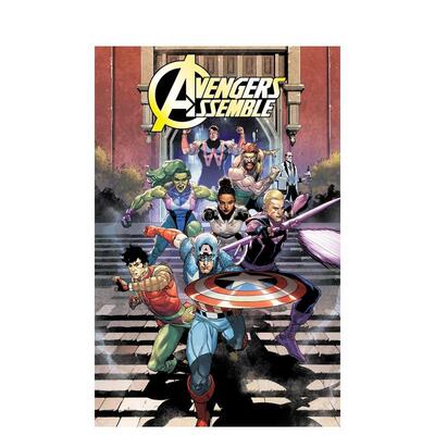 【预售】【Marvel】复仇者集结蛇之场景Avengers Assemble The Serpent Scenario英文漫画平装 Marvel