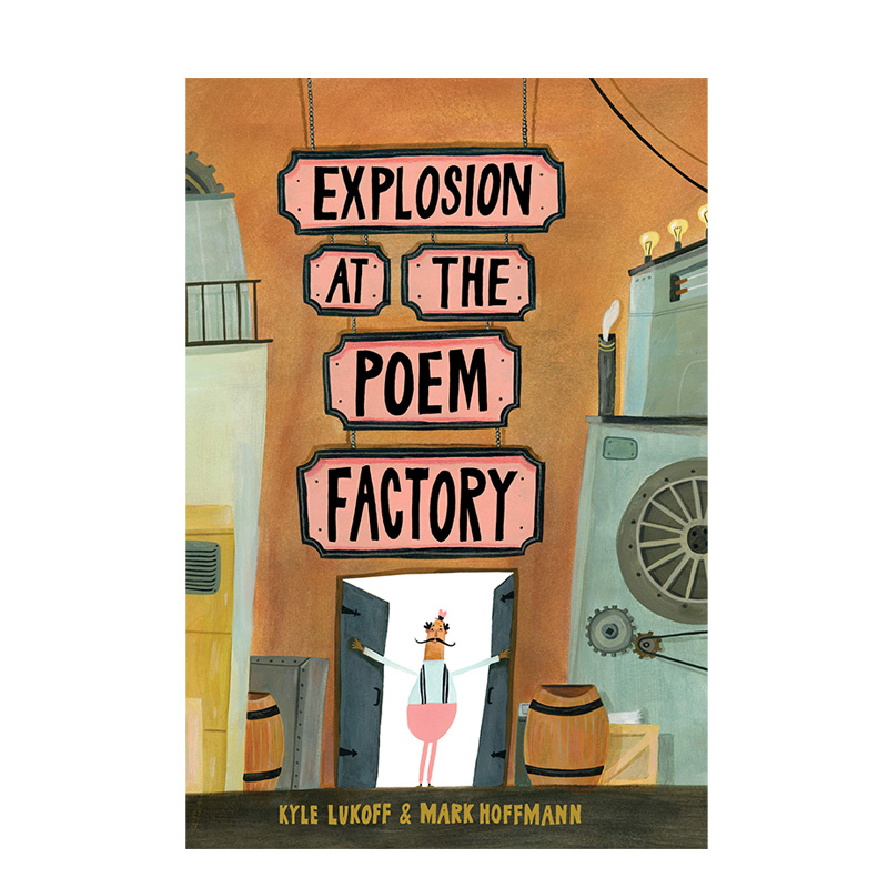 【现货】Explosion at the Poem Factory插畫師Mark Hoffmann英文儿童本插画师进口原版 Ingrid Schubert and