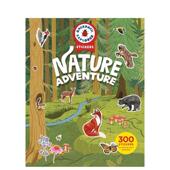 现货 Storey 背包探险家贴纸自然探险300 Explorer 张贴纸以及玩耍和学习活动Backpack Stickers英文贴纸书Editors Publish