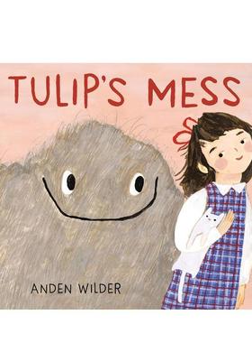 【预售】小郁的麻烦精Tulip's Mess英文儿童绘本插画师Anden Wilder精装Knopf进口原版书9780593704769
