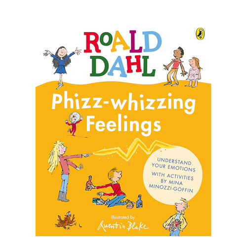 【预售】奇妙情绪大冒险罗尔德达尔情绪启蒙活动书 Phizz-whizzing Feelings 原版英文儿童趣味书9780241611166