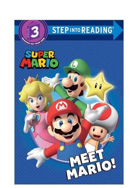 【现货】马里奥 任天堂【Step into Reading】Meet Mario! 英文儿童趣味Malcolm Shealy简装Random House 进口原版书9780593304440