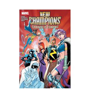【预售】【Marvel】新战队 变革将至New Champions英文漫画图书Ivan FiorelliMarvel平装进口原版书9781302963415