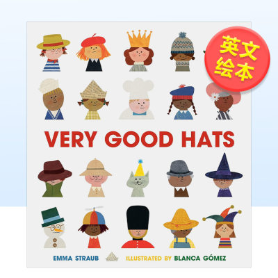 【预 售】无处不在的帽子 Very Good Hats 英文儿童本插画师 进口原版 Jeffers, Oliver