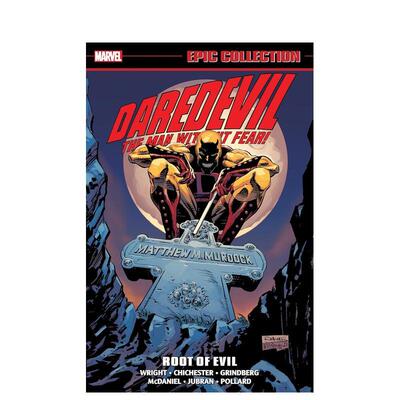 【预售】【Marvel】夜魔侠 史诗合集 邪恶之根（新版）Daredevil Epic Collection英文漫画图书平装进口原版书9781302957919