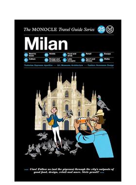 【现货】【Monocle旅行指南】米兰英文旅行进口原版外版书精装【Monocle Travel Guide】Milan Tyler Brule Die Gestalten Ve