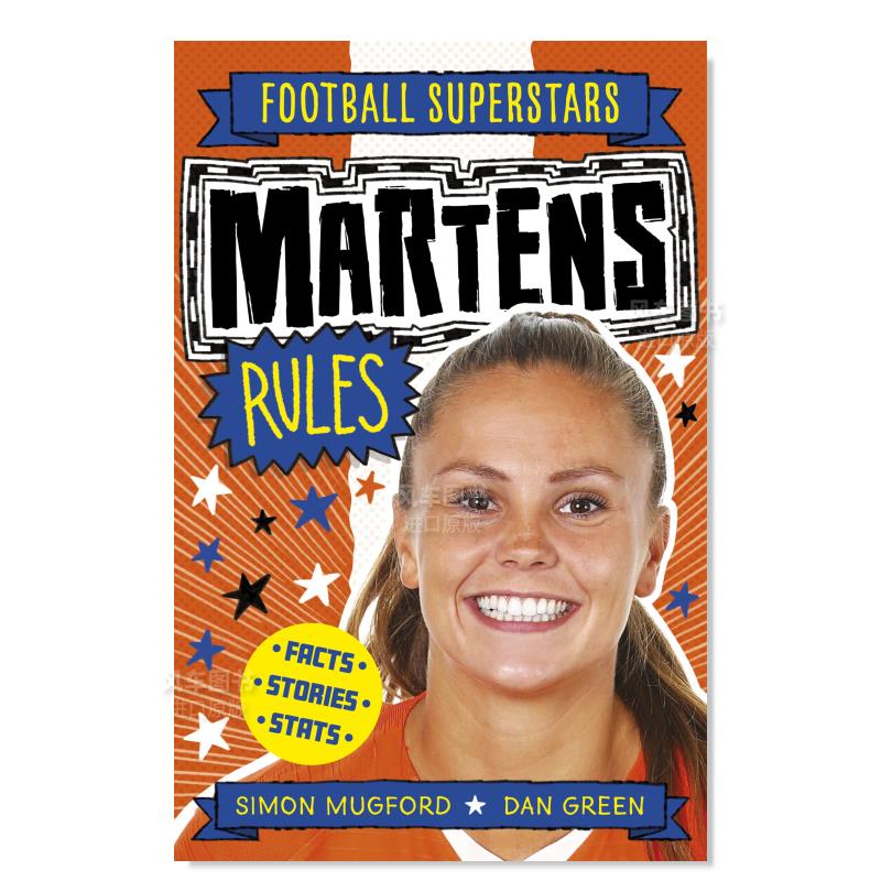 【预售】足球明星特辑：莉克·马滕斯英文漫画进口原版图书【Football Superstars】Martens RulesSimon Mugford welbeckpublishi