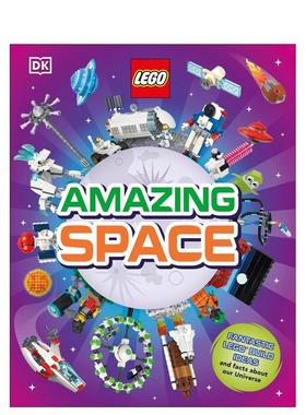 【现货】乐高神奇太空LEGO Amazing Space英文儿童趣味Arwen Hubbard精装DK Children3-6岁进口原版书9780241653456