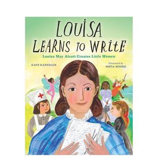 Hannigan精装 书9781629794563 露易莎学写字Louisa 9岁进口原版 Creek3 Calkins Write英文儿童绘本虚构类Kate Learns 预售