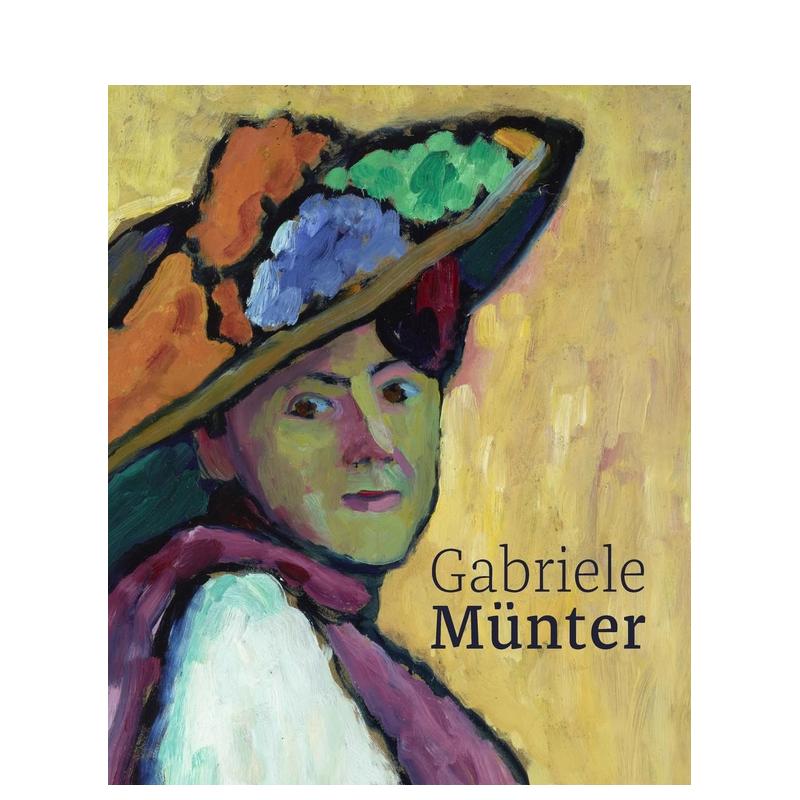 【预售】加布里埃·穆特：作品回顾 Gabriele Münter: Retrospective原版英文艺术画册画集-封面