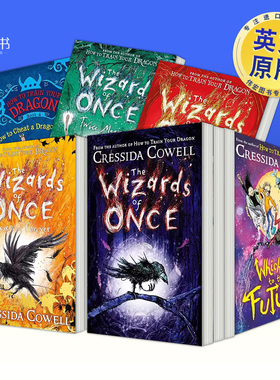【Cressida Cowell】【魔境奇谭】4/3/2/1+【任意之道】3/2/1+驯龙高手系列课单拍 昔日魔法师The Wizards of Once英文青少年读物
