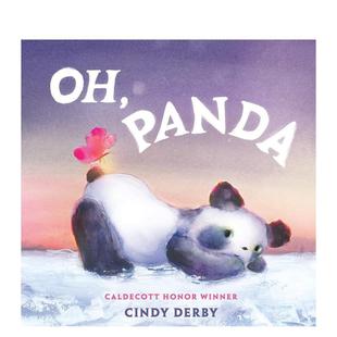 Derby 噢熊猫Oh英文儿童绘本插画师Cindy 书97805935 现货 721 6岁进口原版 凯迪克奖得主Cindy Knopf3 Derby精装