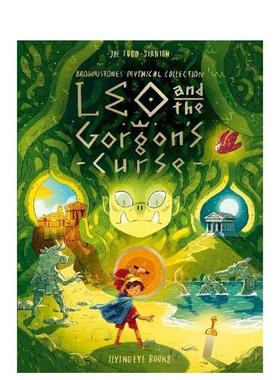 【预售】【Brownstone神话故事系列】里奥与蛇发女妖  希腊神话英文儿童漫画进口原版图书Leo and the Gorgon’s Curse平装Joe T