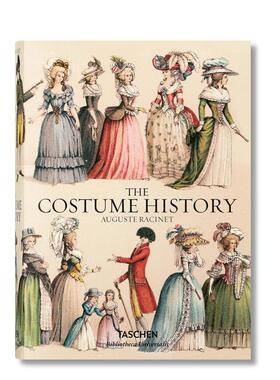 【现货】服装历史【Bibliotheca Universalis】THE COSTUME HISTORY英文服装设计Fran?oise Tétart-Vittu精装TASCHEN进口原版书9