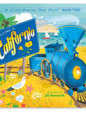 【预售】欢迎来到加州英文儿童绘本交通工具城市人文进口原版外版书Welcome to CaliforniaPIPERGrosset & Dunlap