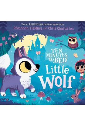 【预售】【十分钟睡前故事】小狼Ten Minutes to Bed英文儿童绘本IP系列Rhiannon Fielding纸板书Ladybird3-6岁进口原版书9780241