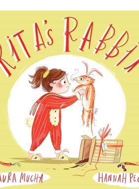 【现货】丽塔的兔子Rita’s Rabbit英文儿童绘本虚构类Laura Mucha 简装Faber & Faber3-6岁进口原版书9780571352746