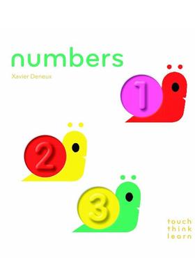 【现货】【触摸书】数字【TouchThinkLearn】Numbers英文儿童趣味Deneux精装Chronicle Books6-9岁进口原版书9781452117249