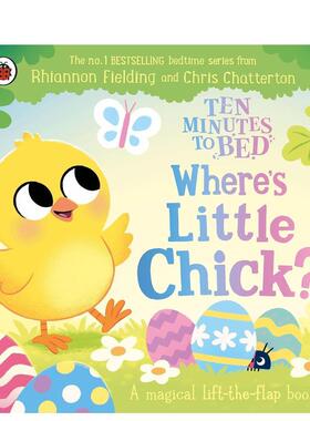 【预售】【十分钟睡前故事】小鸡在哪里Ten Minutes to Bed英文儿童绘本IP系列Rhiannon Fielding纸板书Ladybird3-6岁进口原版书9