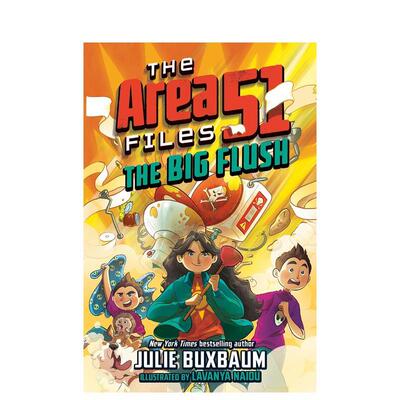 【预售】【51区档案】#2：大水冲翻天（精装） The Area 51 Files 2: The Big Flush 原版英文儿童章节书 中年级读物