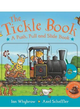 【预售】挠痒痒书The Tickle Book英文儿童语言概念启蒙3-6岁纸板书进口原版书Ian Whybrow  Axel Scheffler Macmillan Children