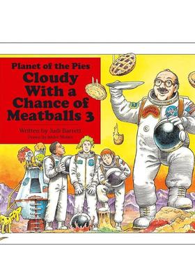 【现货】外公的拿手菜3馅饼星球Cloudy With a Chance of Meatballs 3英文儿童趣味Judi BarrettAtheneum Books进口原版书9781442