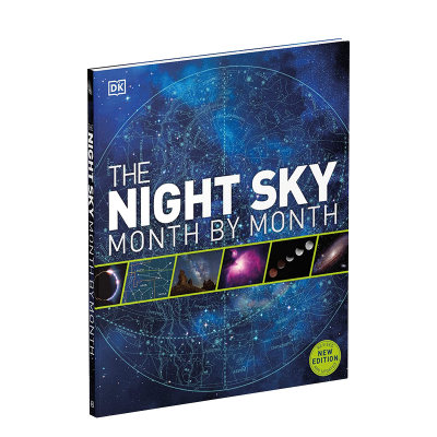 【现货】DK百科 每月夜空指南The Night Sky Month by Month 天文初学者入门图集 星空行星星座讲解 英文原版精装书籍进口