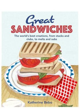 【预售】了不起的三明治Great Sandwiches英文餐饮Graves精装进口原版书Ryland Peters&Small9781912983650