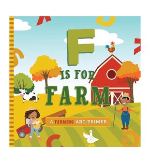 6岁纸板书Mireles 书Familius9781641704526 F代表农场F 进口原版 Marie Ashley Farm英文儿童自然拼读3 for 现货