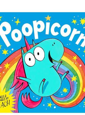 【预售】便便玉米Poopicorn英文儿童绘本虚构类Beach平装Simon & Schuster UK3-6岁进口原版书9781398531956