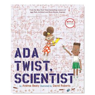 Beaty SCIENTIST 图书外版 TWIST ADA The 进口书籍Andrea Questioneers 艾达转动脑筋 预 售 科学家英文儿童绘本原版