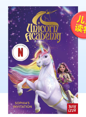 【预售】独角兽学院：索菲亚的邀请  Netflix系列剧集英文儿童章节书进口原版外版书平装3-6周岁Unicorn Academy: Sophia's Invit
