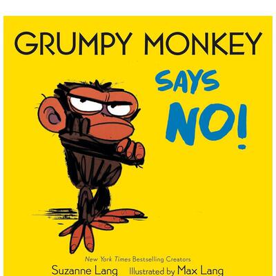 【现货】暴躁猴 说不Grumpy Monkey Says No! 英文儿童章节书LangRandom House 3-6岁进口原版书9780593432846