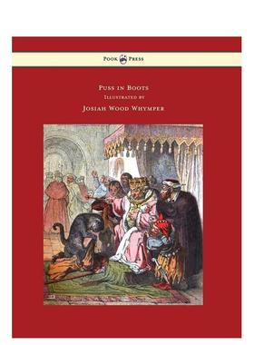 【预售】穿靴子的猫Puss in Boots英文儿童绘本虚构类Charles Perrault精装Little Gestalten进口原版书9783899557275