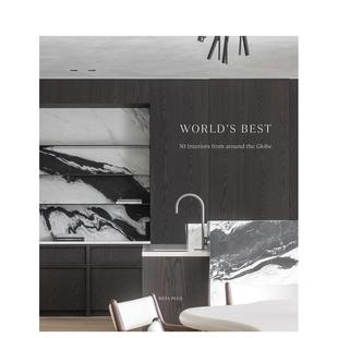 from Around 饰 现货 World the 原版 Globe 全球50佳室内装 Best Interiors 英文室内设计装