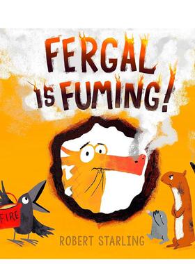 【现货】【小恐龙费格尔】费格尔气冒烟了  入围水石儿童图书奖【Fergal】Fergal is Fuming!英文儿童绘本自我认知情绪管理Robert