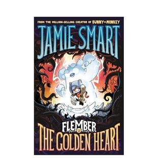 【预售】弗莱姆伯岛 5金心Flember 5英文儿童图书儿童章节书Jamie Smart平装9-12岁David Fickling Books进口原版书9781788451789